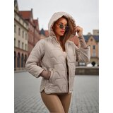 Resti Women's Quilted Jacket with Hood and Cuffs on Sleeves Silent Ridge | Shoptok.si
