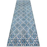 RugsX Preproge ANDRE 53020 pralna preproga Lizbonske ploščice, 80x200 cm Modra Cene