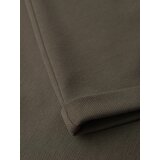 Ombre Men's knit shorts with rolled up legs - olive | Eponuda.ba