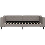  Dnevni krevet smeđesivi 90 x 200 cm od tkanine | Eponuda.ba