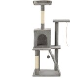  Penjalica za mačke sa stupovima za grebanje od sisala 120 cm siva | Eponuda.com