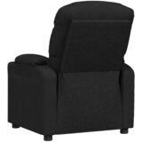  Naslonjač od tkanine crni | shoptok.hr
