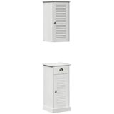  Kupaonski ormar s ladicama VIGO 2 pcs Bijela i antikna bijela | shoptok.hr