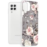  Techsuit Marble Series maska za Samsung Galaxy A22 4G Bloom of Ruth Gray | shoptok.hr