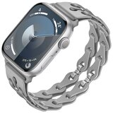 INF Silikonski pašček za uro Apple Watch Series 1-9 & Ultra Grey 22 mm, (21685880) | Shoptok.si