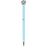 Sazio elegant, hemijska olovka sa krunom, plava srebrna Cene