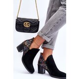 Maciejka Women's Leather Boots on Heel Cene