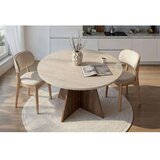 Hanah home Trpezarijski sto Virella Travertine Venezia Walnut | Eponuda.com
