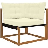  Jastuk za vanjsku sofU 3 pcs Krema Poliester - Krema 80 x 80 cm 1x sjedalo +1x naslon +1x bočna strana (2D s bartagom) | shoptok.hr