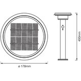 Ledvance LED prigušiva solarna lampa sa senzorom CIRCLE LED/6W/3,2V IP44 | Eponuda.com