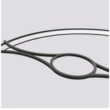 Thoro Črna aluminijasta LED viseča svetilka &amp;oslash; 110 cm RIO &amp;ndash; Slike