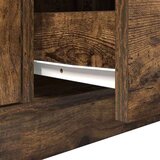 vidaXL TV ormarić s LED svjetlima boja dimljenog hrasta 100x41x50 cm | shoptok.hr