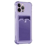  silikonska futrola clear sa dzepicem za iphone 13 pro max (6.7) ljubicasta Cene