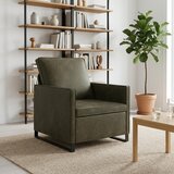  Fotelja Maslinasto zelena 70 x 81 x 82 cm Umjetni sued | shoptok.hr