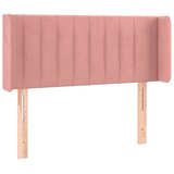  LED uzglavlje ružičasto 83x16x78/88 cm baršunasto | shoptok.hr