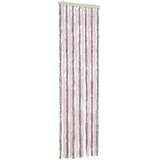  Zastor protiv muha srebrnosivi i ružičasti 56x200 cm šenil | shoptok.hr
