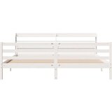 vidaXL Okvir kreveta s uzglavljem bez madraca bijeli 180x200 cm | shoptok.hr