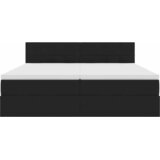 Krevet s od storage s madracem s uzglavljem Crna 90 x 200 cm | shoptok.hr
