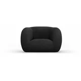 Cosmopolitan Design Tamno siva fotelja od bouclé tkanine Essen –