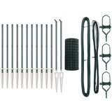 vidaXL Euro Ograda s 13 Ureza 0.8x25 m Galvanizirani Čelik Zelena Cijene