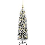 vidaXL Umestno božično drevo Zelena 120 cm PVC in Jeklo in Plastika | Shoptok.si