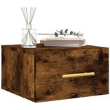  Zidni noćni ormarić boja dimljenog hrasta 35x35x20 cm | shoptok.hr