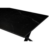 Mömax Jedilna Miza Lorenzo, Črna, 180x90 | Shoptok.si