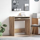 vidaXL Stol za računalo Umjetnički hrast Konstruirano drvo Standard | shoptok.hr