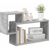  Polica na zidu Zidna montaža Siva 55 x 15 x 35 cm | shoptok.hr