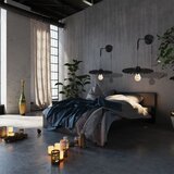 Toolight Zidni svijećnjak APP1355-1W BLACK 30 cm | shoptok.hr