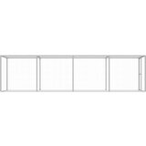 vidaXL Mačja kletka 6x1,5x1,5 m pocinkano jeklo | Shoptok.si