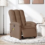  The Living Store Električni masažni naslanjač rjavo blago - Električni Masažni Stol, (21501828) | Shoptok.si