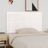 vidaXL Stensko posteljno vzglavje belo 166x3x90 cm trdna borovina Cene