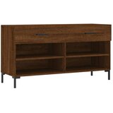  Klupa za cipele smeđa boja hrasta 102x35x55cm konstruirano drvo | Eponuda.ba