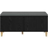  Klupa za hodnik s jastukom Crni Hrast 100 x 38 x 46 cm | shoptok.hr