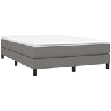  Krevet s oprugama i madracem tamnosivi 140x190 cm od tkanine | shoptok.hr