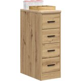 vidaXL Garažni ormar za odlaganje 30x51x85 cm masivne borovine | shoptok.hr