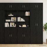  Ormar sa policama Crni hrast 70 x 42,5 x 225 cm | shoptok.hr