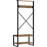 vidaXL Clothes Rack 80x40x190 cm Solid Rough Wood Mango | Shoptok.si