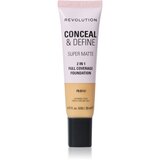 Makeup Revolution Conceal & Define matirajući puder nijansa F8.5NW 23 ml | shoptok.hr