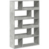 vidaXL Knjižna omara betonsko siva 100x33x156,5 cm inženirski les | Shoptok.si