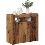  Komoda s LED svjetlima boja drva 80x35x75 cm konstruirano drvo | shoptok.hr