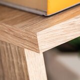  Zidni TV element s LED svjetlima boja hrasta sonome | shoptok.hr