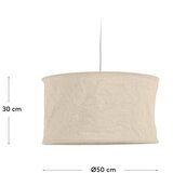 Kave Home Bež tekstilno senčilo ø 50 cm Mariela – | Shoptok.si