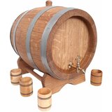 Hrastova bačva 10L + 6 čaša | shoptok.hr