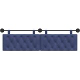  Držeće uzglavlje Zidne Policijska plava 170 x 55 x 7 cm Baršun - Policijska plava 160 cm bez LED | shoptok.hr