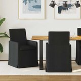 vidaXL Trpezarijske stolice 2 pcs Crna 57 x 67 x 95 cm tkanina Cijene