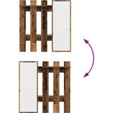  Vješalica za kapute na zidu Zidne Staro drvo 100 x 10 x 100 cm | shoptok.hr