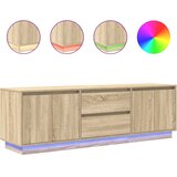 TV ormarić s LED svjetlima boja hrasta sonome 160,5x41x50 cm | shoptok.hr