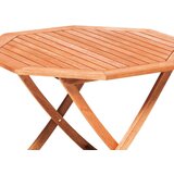 Gardenson Vrtna Zložljiva Miza Rebel, 110x74x110cm, Masivno | Shoptok.si